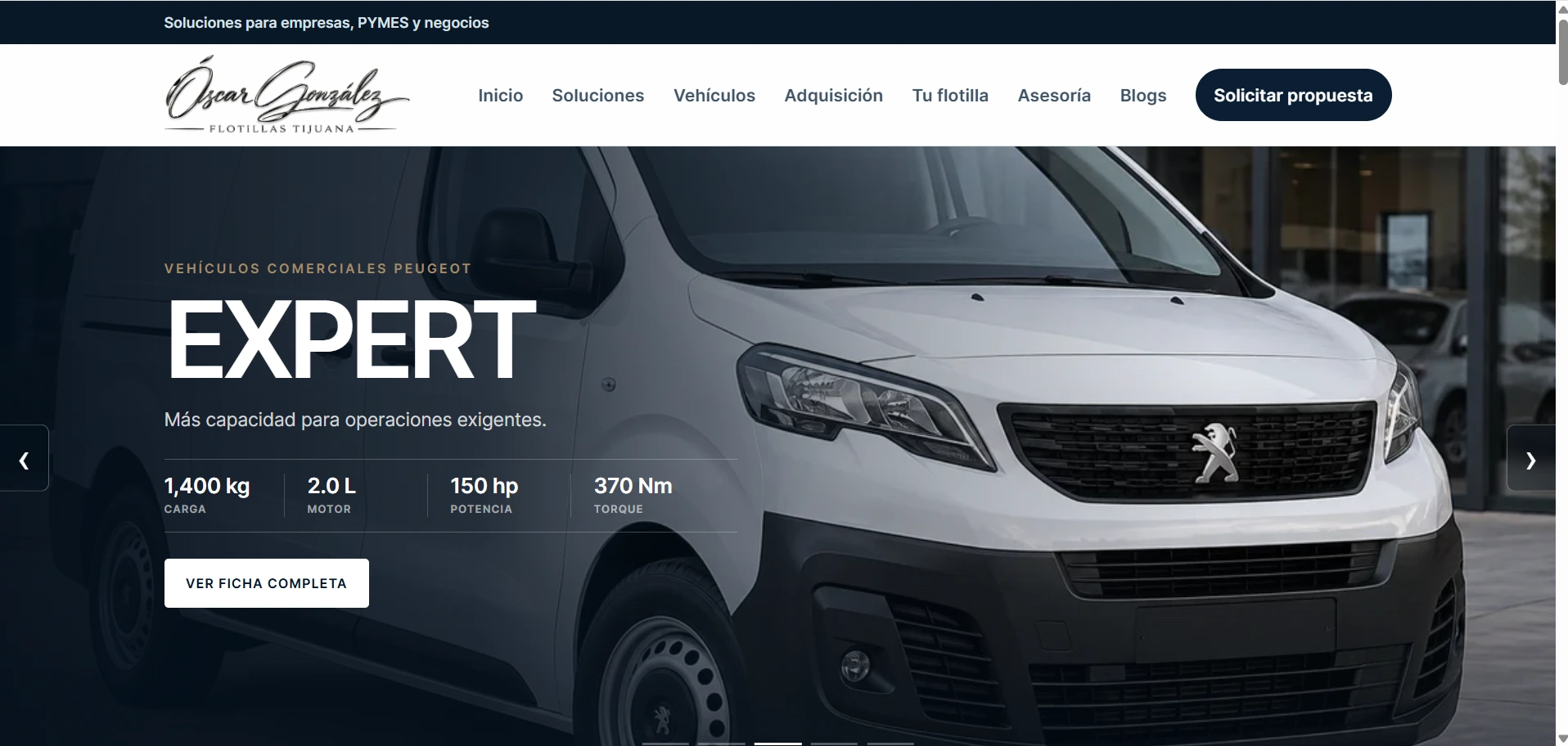 Sitio web de Flotillas Tijuana