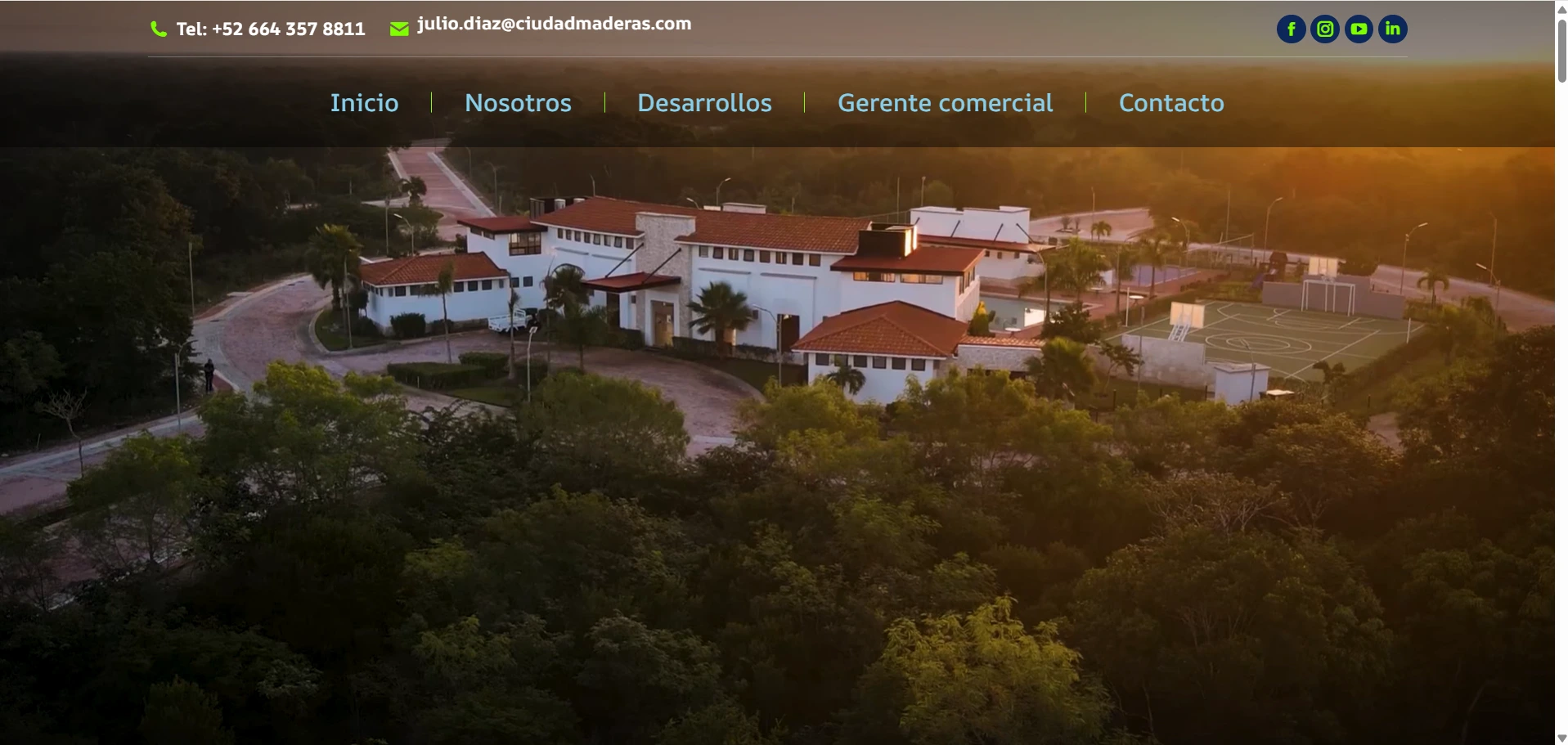 Sitio web de Lotes Premium